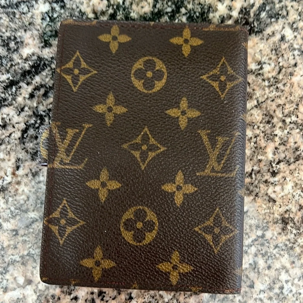 Louis Vuitton Monogram Brown and Gold Notebook Planner Cover